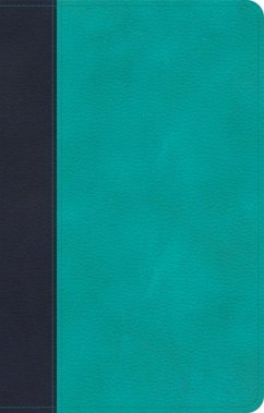 CSB Personal Size Bible, Navy/Teal Leathertouch - Csb Bibles By Holman