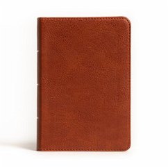 NASB Large Print Compact Reference Bible, Burnt Sienna Leathertouch - Holman Bible Publishers