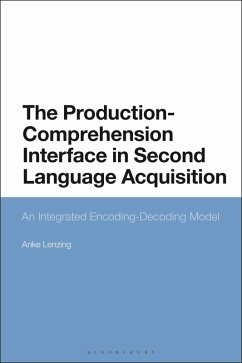 The Production-Comprehension Interface in Second Language Acquisition - Lenzing, Dr Anke (Innsbruck University, Austria)
