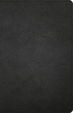 CSB Thinline Reference Bible, Black Genuine Leather - Csb Bibles By Holman