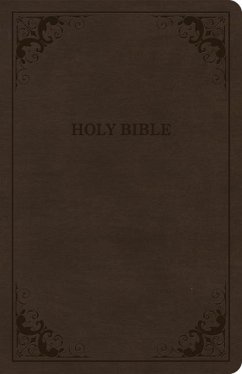 CSB Thinline Bible, Value Edition, Brown Leathertouch - Csb Bibles By Holman