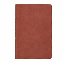 CSB Thinline Reference Bible, Burnt Sienna Leathertouch - Csb Bibles By Holman