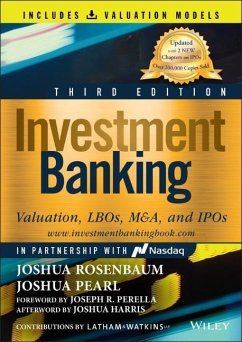 Investment Banking - Rosenbaum, Joshua; Pearl, Joshua