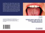 SIGNIFICANCE AND ROLE OF TONGUE AND SALIVA IN PROSTHODONTICS