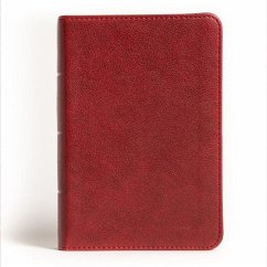 NASB Large Print Compact Reference Bible, Burgundy Leathertouch - Holman Bible Publishers