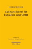 Gläubigerschutz in der Liquidation einer GmbH (eBook, PDF)