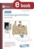Einfache Lesespurgeschichten Deutsch 7-8 (eBook, PDF)