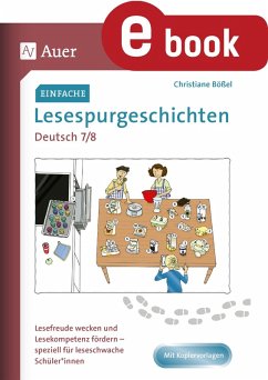 Einfache Lesespurgeschichten Deutsch 7-8 (eBook, PDF) - Bößel, Christiane