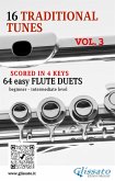 16 Traditional Tunes - 64 easy flute duets (VOL.3) (eBook, ePUB)