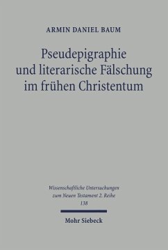 Cover Pseudepigraphie und literarische Fälschung im frühen Christentum (eBook, PDF)