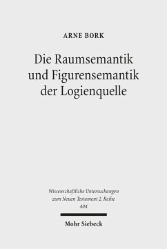 Cover Die Raumsemantik und Figurensemantik der Logienquelle (eBook, PDF)