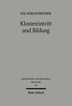 Cover Klostereintritt und Bildung (eBook, PDF)