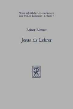 Jesus als Lehrer (eBook, PDF) - Riesner, Rainer