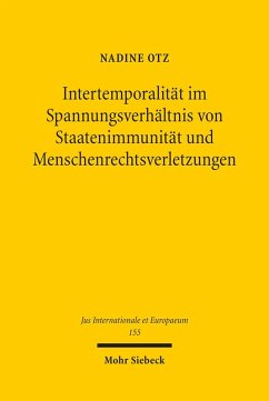 Cover Intertemporalität im Spannungsverhältnis von Staatenimmunität und Menschenrechtsverletzungen (eBook, PDF)