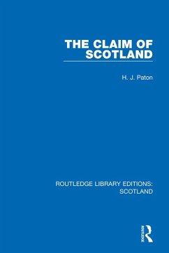 The Claim of Scotland (eBook, ePUB) - Paton, H. J.