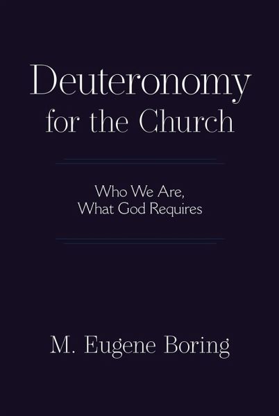 Deuteronomy for the Church (eBook, ePUB) Deuteronomy for the Church (eBook, ePUB)