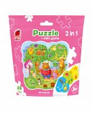 Puzzle in stand-up pouch &quote;2 in 1. Magic forest&quote; RK1140-01