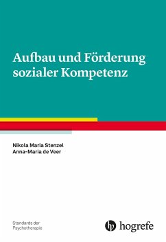 Aufbau und Förderung sozialer Kompetenz (eBook, PDF) - Stenzel, Nikola M.; de Veer, Anna-Maria
