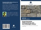 Experimentelle Untersuchung von durchlässigem Beton