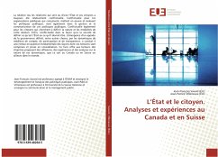 Cover L¿État et le citoyen. Analyses et expériences au Canada et en Suisse