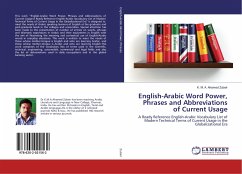 English-Arabic Word Power, Phrases and Abbreviations of Current Usage - Zubair, K. M. A. Ahamed