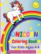 Unicorn Coloring Book For Kids Ages 4-8 - Bild 1
