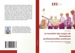 Le transfert des acquis de formations professionnelles continues - Zaongo, Lucien