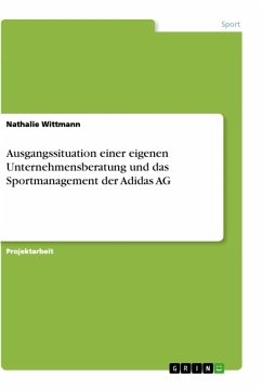 Ausgangssituation einer eigenen Unternehmensberatung und das Sportmanagement der Adidas AG