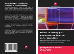 Modelo de ranking para empresas espanholas do sector secundário - Agüero da Corte, Alejandra;Poveda, Carla;Rojas, Viviana