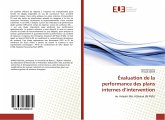 Évaluation de la performance des plans internes d¿intervention