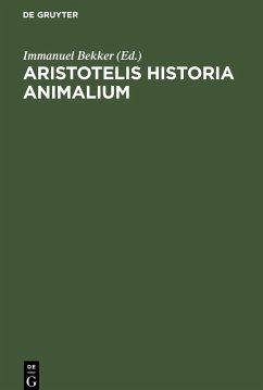 Aristotelis Historia Animalium