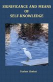 SIGNIFICANCE AND MEANS OF SELF-KNOWLEDGE