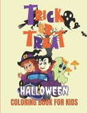 Trick or Treat Halloween coloring book for kids