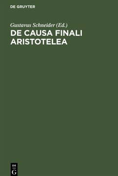 De causa finali Aristotelea