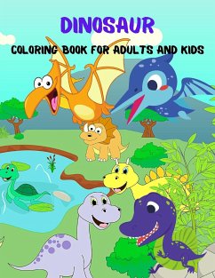 Dinosaur Coloring Book For Adults And Kids - Em Publishers