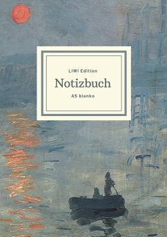 Cover Notizbuch schön gestaltet mit Leseband - A5 Hardcover blanko - 100 Seiten 90g/m² - Motiv 