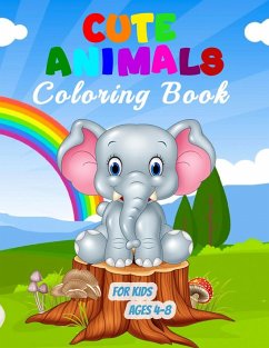 Cute Animals Coloring Book for Kids Ages 4-8 - Osterhagen, Max