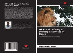 HRM and Delivery of Municipal Services in Benin - Nakou, Zinsou Daniel