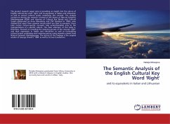 The Semantic Analysis of the English Cultural Key Word 'Right' - Moisejeva, Natalja