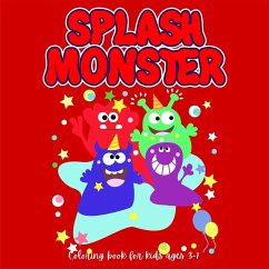 SPLASH MONSTER Coloring book for Kids - Lascu