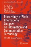 Proceedings of Sixth International Congress on Information and Communication Technology (eBook, PDF)