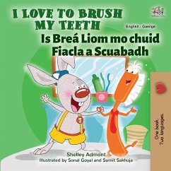 I Love to Brush My Teeth (English Irish Bilingual Book for Kids)