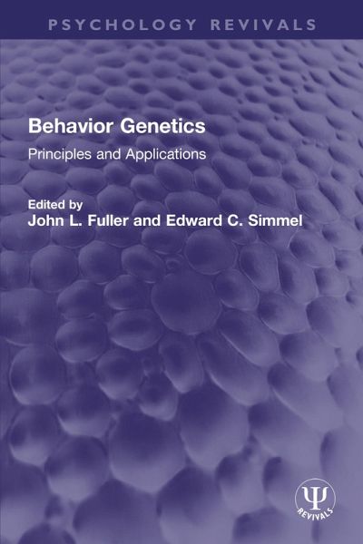 Behavior Genetics (eBook, PDF) Behavior Genetics (eBook, PDF)