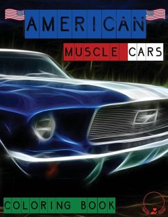 American Muscle Cars Coloring Book - Manor, Steven Cottontail