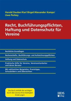 Cover Recht, Buchführungspflichten, Haftung und Datenschutz für Vereine (eBook, PDF)