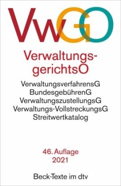 Cover Verwaltungsgerichtsordnung, Verwaltungsverfahrensgesetz