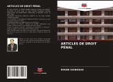 ARTICLES DE DROIT PÉNAL