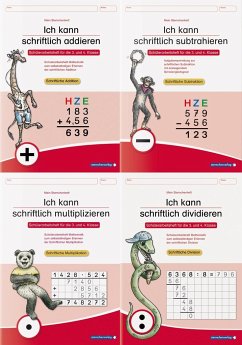 Ich kann schriftlich addieren, subtrahieren, multiplizieren und dividieren im Set - sternchenverlag GmbH;Langhans, Katrin