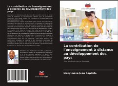 La contribution de l'enseignement à distance au développement des pays - Jean Baptiste, Nizeyimana