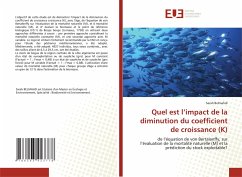 Quel est l¿impact de la diminution du coefficient de croissance (K) - Belmahdi, Sarah